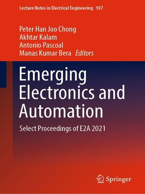 cover image of Emerging Electronics and Automation